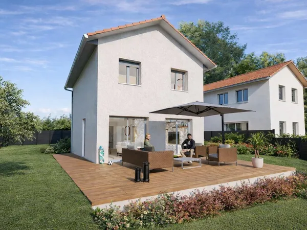 Maison neuve + terrain à CHIRENS, à ne pas manquer !
