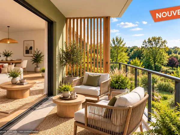Appartement 2 pièces 42 m²