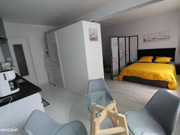 Loue studio meublé Thermal artem libre au 1er novembre 2026