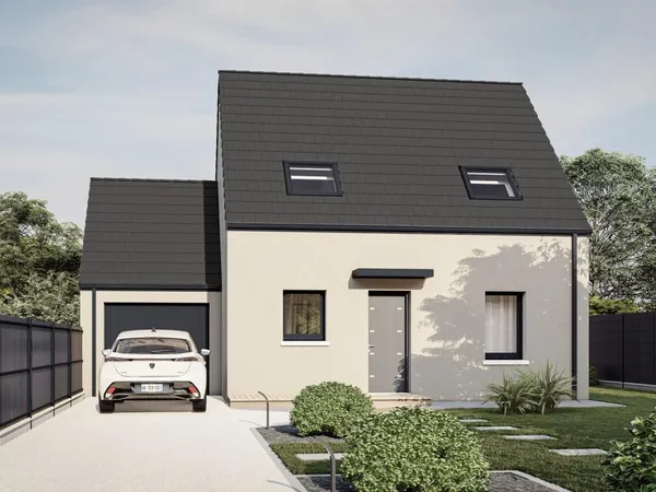 Terrain + maison 83 m²