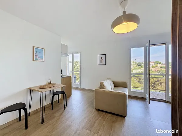 Nice Fabron - Studio avec coin nuit, 2 balcons et garage