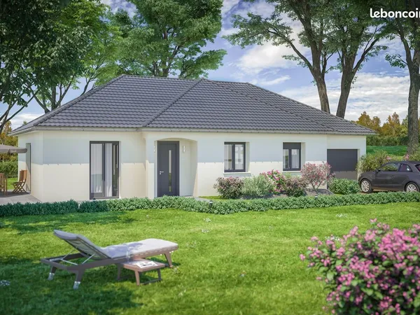 🏡 Maison neuve 100 m² + Terrain 519 m² à Bétheny