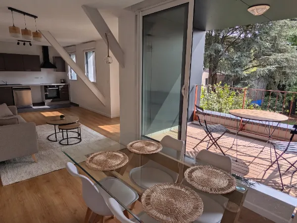 Appartement meublé 62 m² 🌳✨