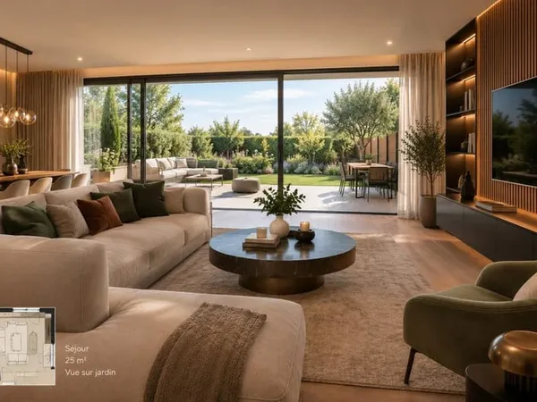 BIEN D'EXCEPTION - T5 avec JARDINS et GARAGE