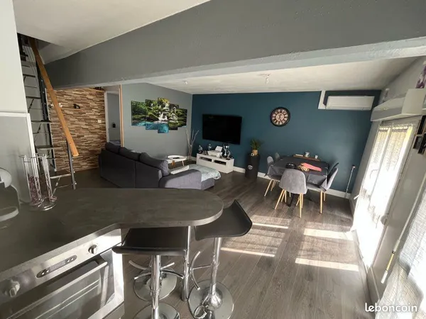 Duplex lumineux 65m2