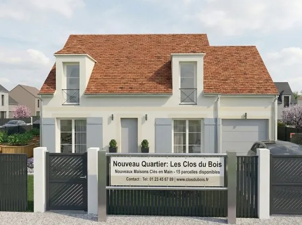 Terrain + maison 103 m²