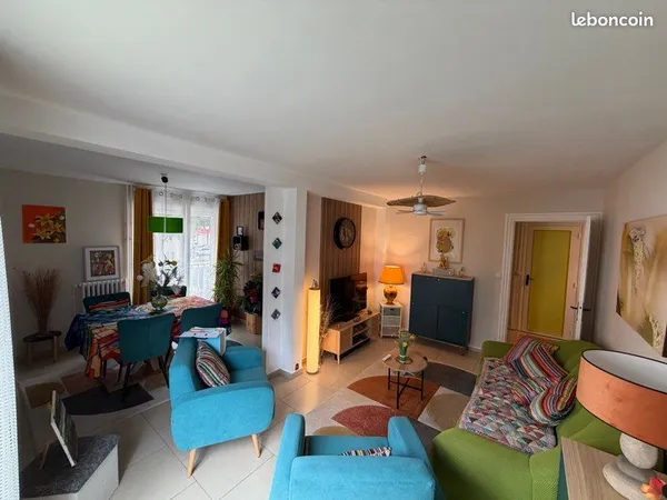 Appartement 3 pièces - 68 m² - 2 chambres - aucun travaux à prévoir