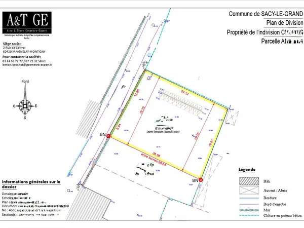 Terrain 500 m²