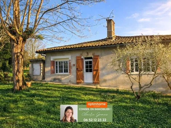 Maison campagne de plain pied à vendre 3 pièces - Thil (31)
