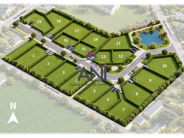 Terrain 709 m² Quiberville