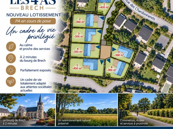 Terrain 360 m² BRECH