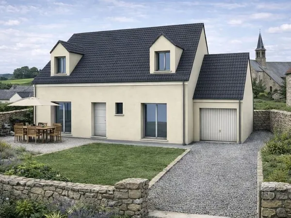 Projet de construction d'une maison 106.29 m² avec terrain à CONDECOURT (95)