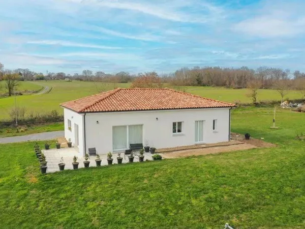 Maison contemporaine de plain-pied, T5 à 10min de SAMATAN