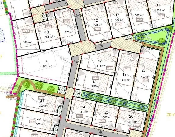 Terrain 307 m² Monterblanc