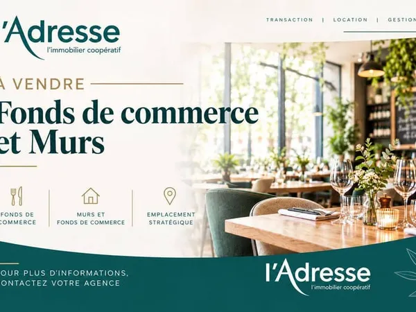 Fonds de commerce 90 m²