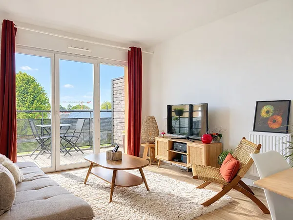 Appartement - T2 - 40m² - Balcon - Ascenseur - Place de parking - Hennebont