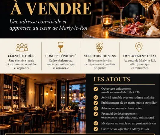 Bar à vin à à vendre