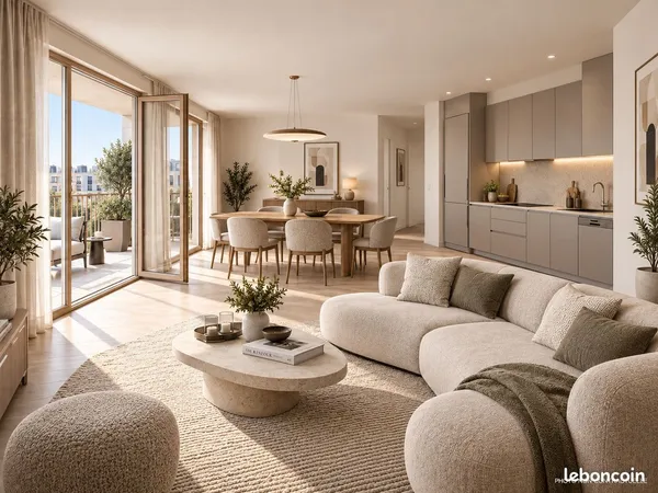 Appartement 4 pièces avec loggia