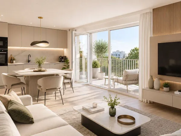 Appartement 3 pièces 61 m²