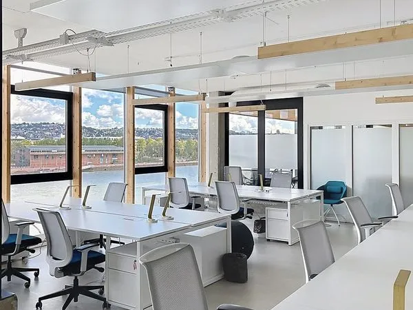 Espace bureau 65 m² - Rouen centre, bord de Seine