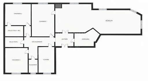Appartement 5 pièces 113 m²