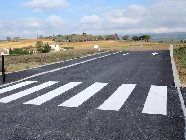 Terrain à bâtir viabilisé avec vue panoramique