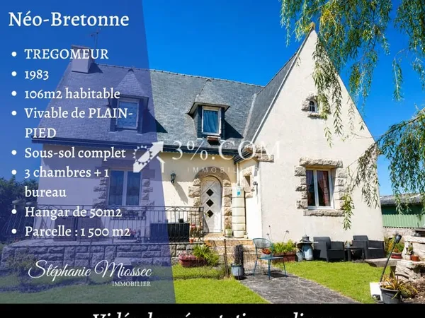 Maison familiale avec vie de plain-pied, sous-sol complet et