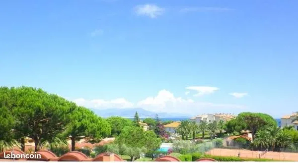 Location étudiant F2, clim, box, Antibes Fontonne, vue mer