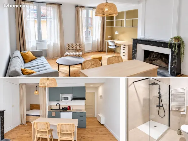 Studio meublé de 32 m², hyper-centre Grenoble