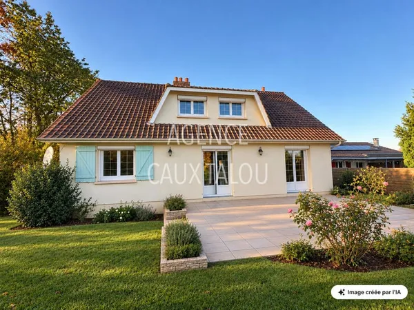 Maison familiale de 140 m2 avec sous-sol complet et terrain