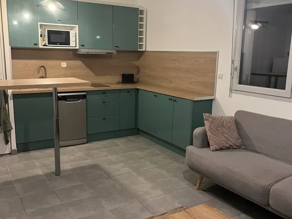 Appartement T2 meublé avec grande terrasse 20 m2