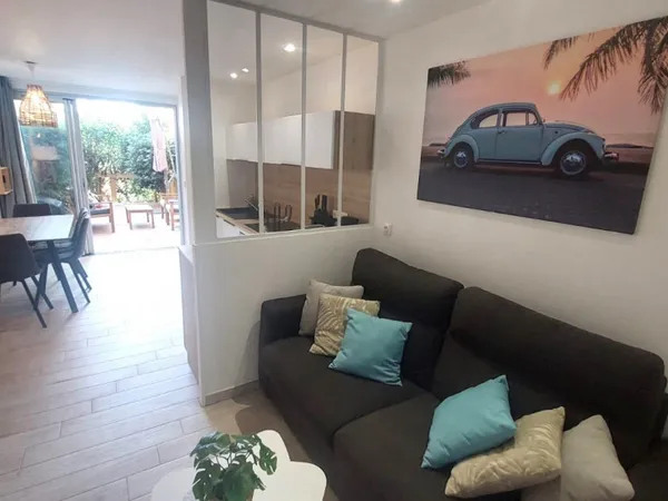 Appartement en rez-de-jardin 2 pièces 21 m²