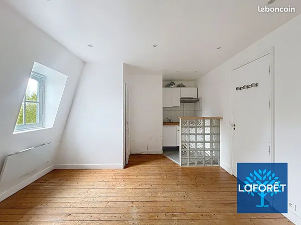 Studio 1 pièce 19 m²