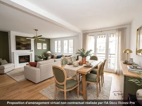 Pontarlier centre ville : duplex dernier etage