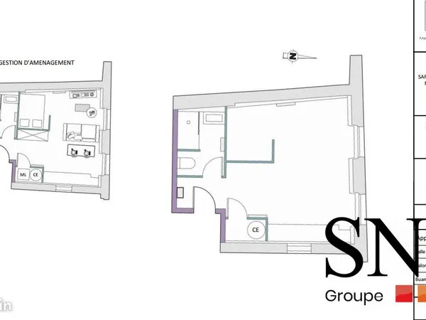 Appartement 1 pièce 28 m²
