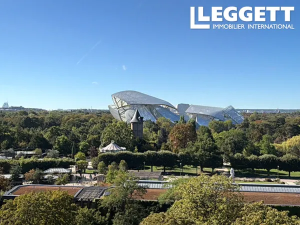 Studio rénové ? Adresse d?exception panorama unique sur le Bois de Boulogne et tout Paris | Neuilly-