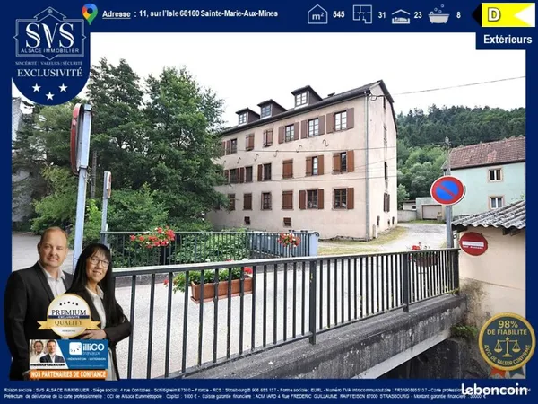 Immeuble de rapport 545 m²