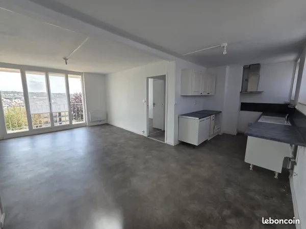 Appartement 62m2 1 chambre + bureau