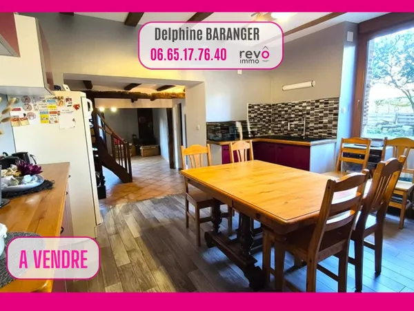 Maison en pierre de caractère - 214m2 - 7 pièces