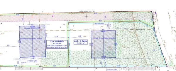 Terrain 501 m²