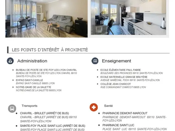 Opportunité Secteur CHAVRIL -T4 fonctionnel