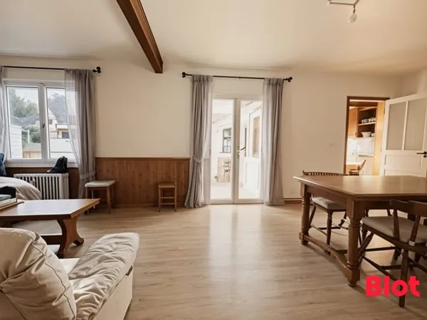 Maison familiale en fond d'impasse, au calme, exposée plein Sud