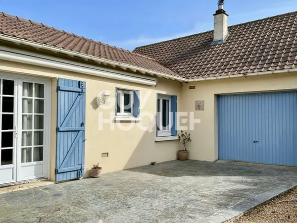 Maison de plain-pied 4 pièces 74 m² sur terrain 590 m² - La Couture-Boussey (27750)