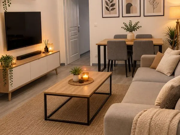Appartement T2 Bordeaux 30m² rue Nauville