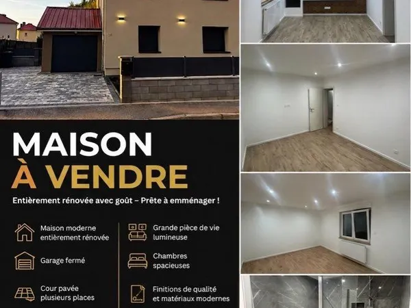 Maison à vendre