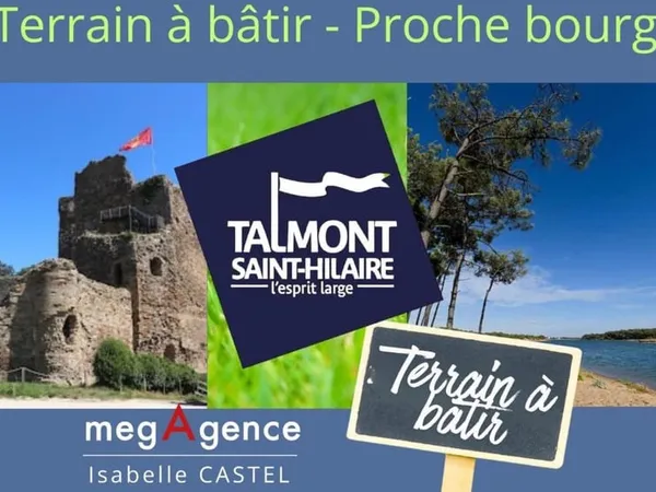 Terrain à bâtir borné et viabilisé. Cadre privilégié à quelques minutes des commerces.
