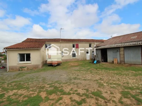 MAISON EN PIERRE - TERRAIN & DÉPENDANCES