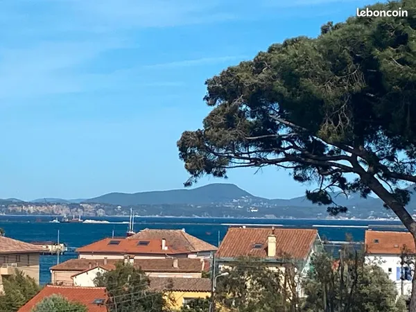 Appat 3 pièces vue mer, résidence avec piscine