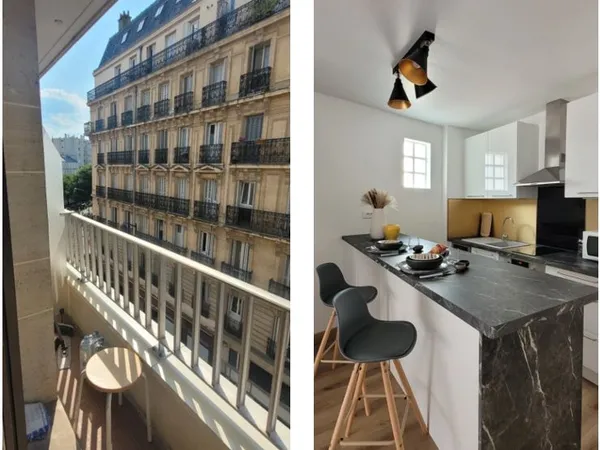 Paris 12e - Nation / Picpus - Studio 36 m² rénové avec balcon