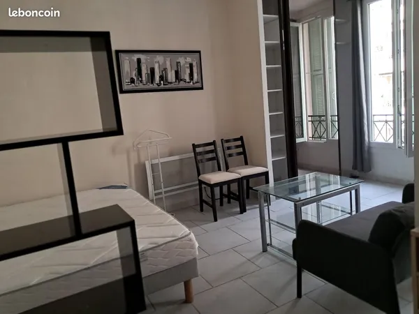 Studio meublé à Nice Centre
